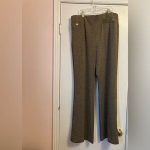 Suzy Shier NWOT Light Brown Dressy Wide Leg Work Pants for Women